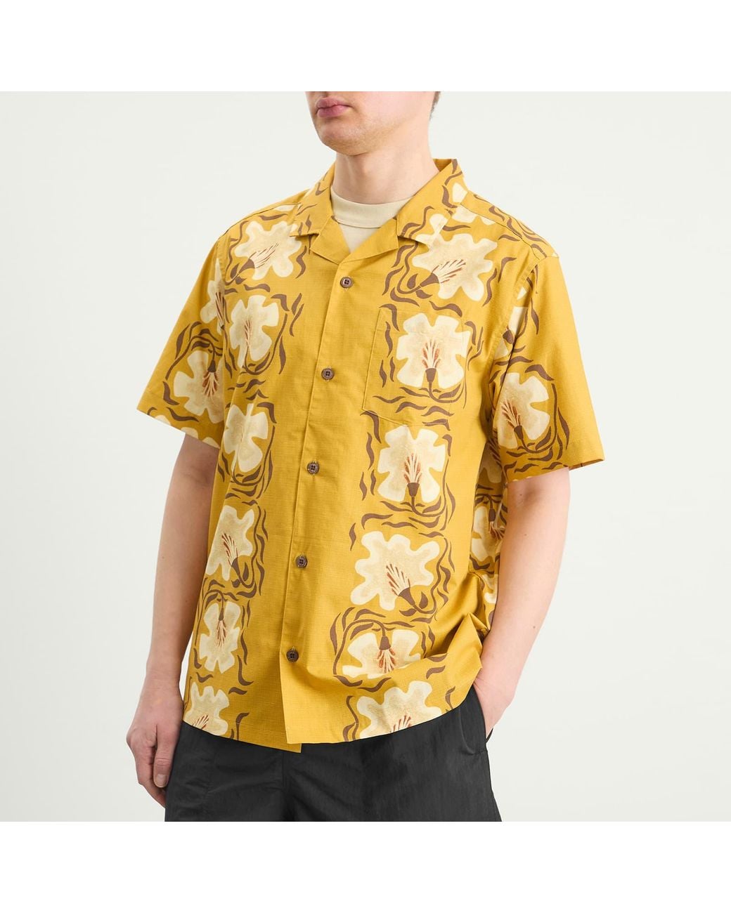 Patogenoa Patagonia Tidal Threads Camp Shirt in Yellow for Men | Lyst