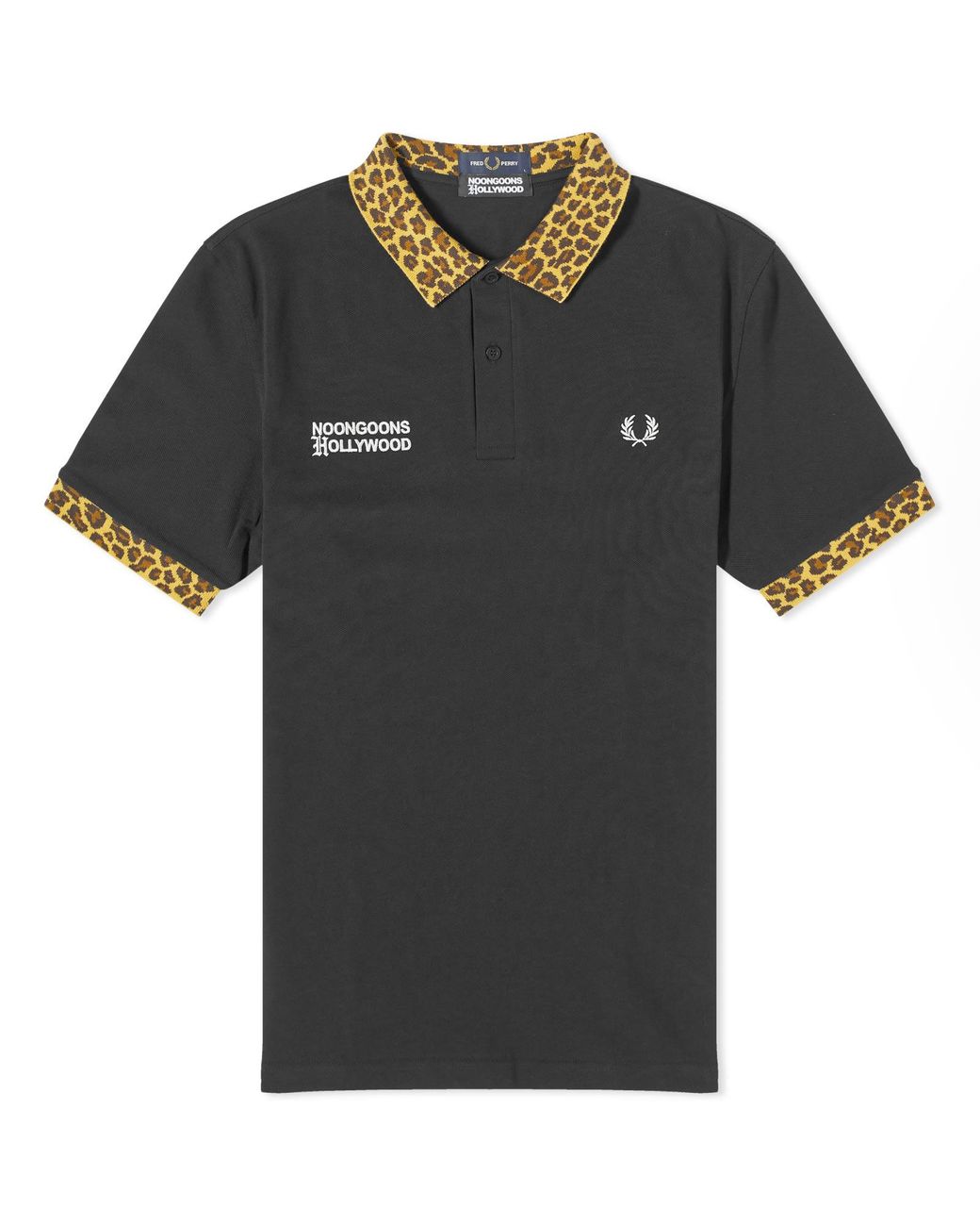 トップス FRED PERRY Noon Goons Printed Polo Shirt Fred Perry Men's x Noon Goons Printed Polo Shirt in Soft
