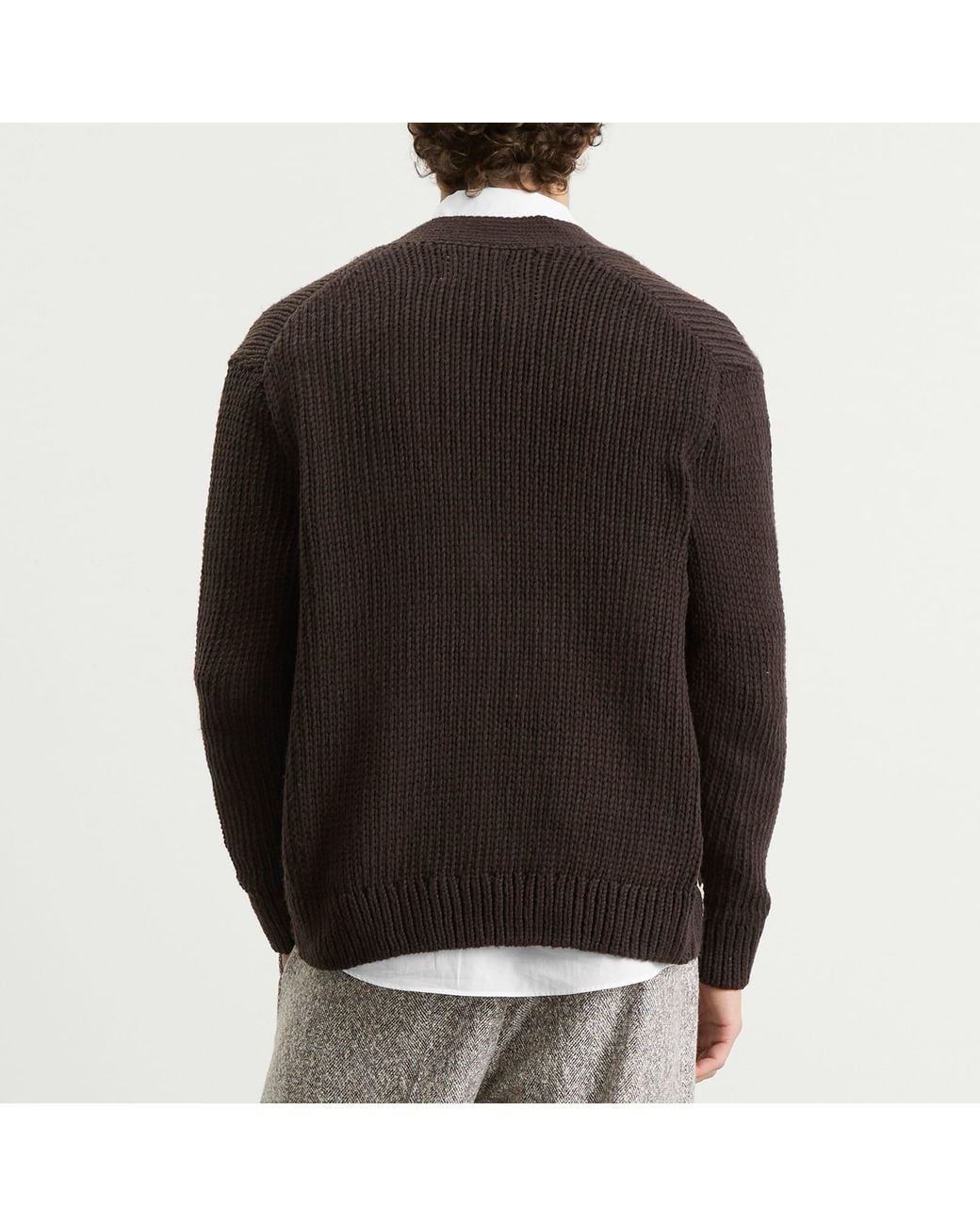 NN07 Black Mika Flower Cardigan for men