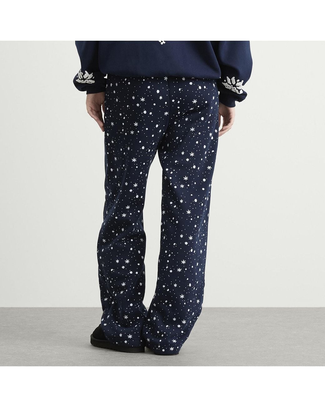 Skims Blue X Cpfm Cotton Fleece Straight Leg Pant