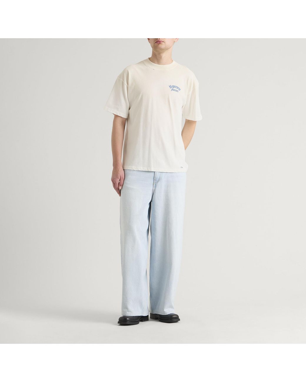 Represent White Duality T-Shirt for men
