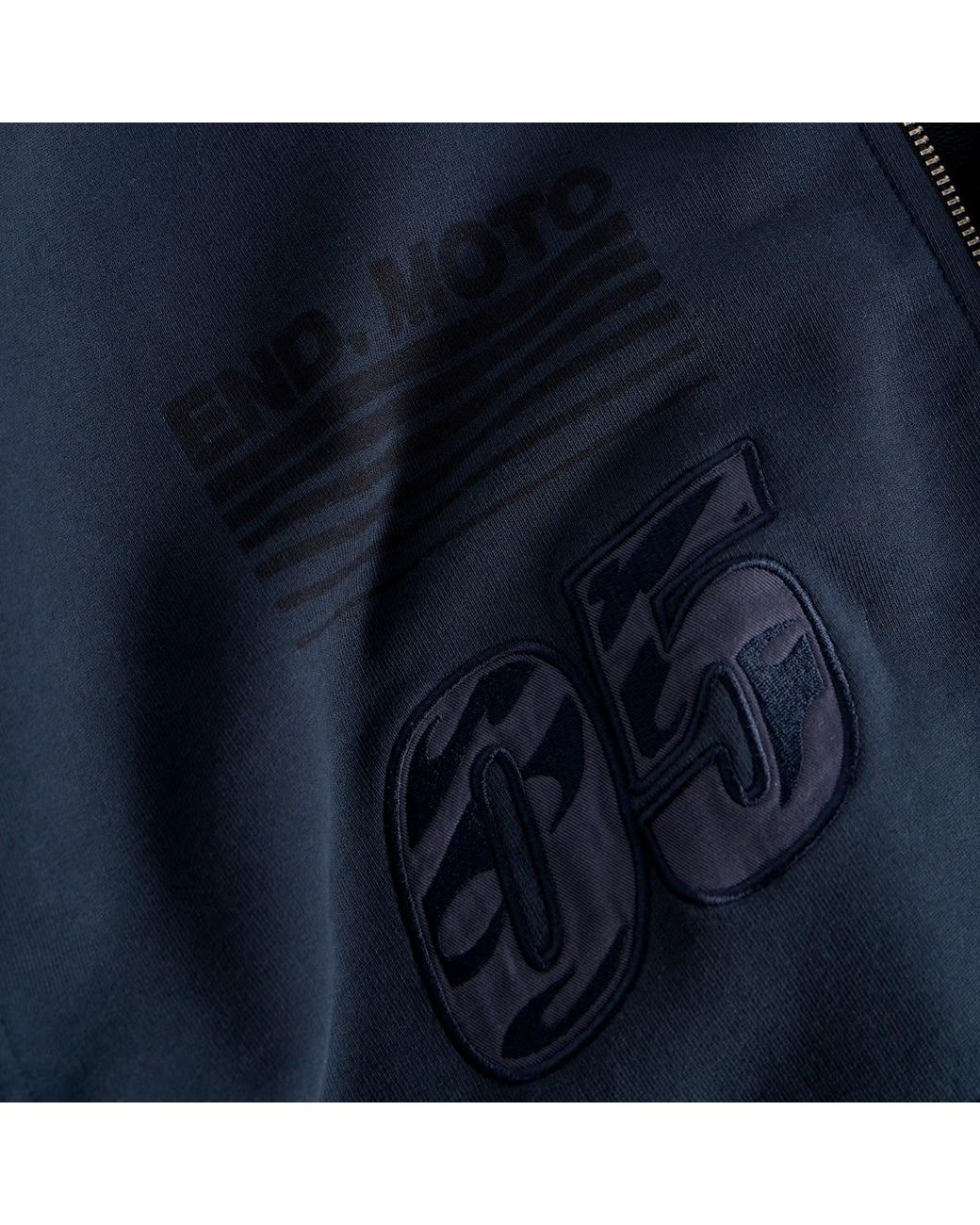 END. Blue Pit Crew Hoodie