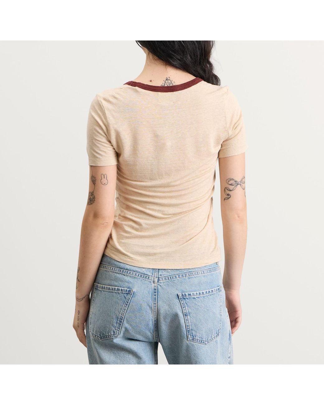 Isabel Marant Natural Étoile Kiliann Logo T-Shirt