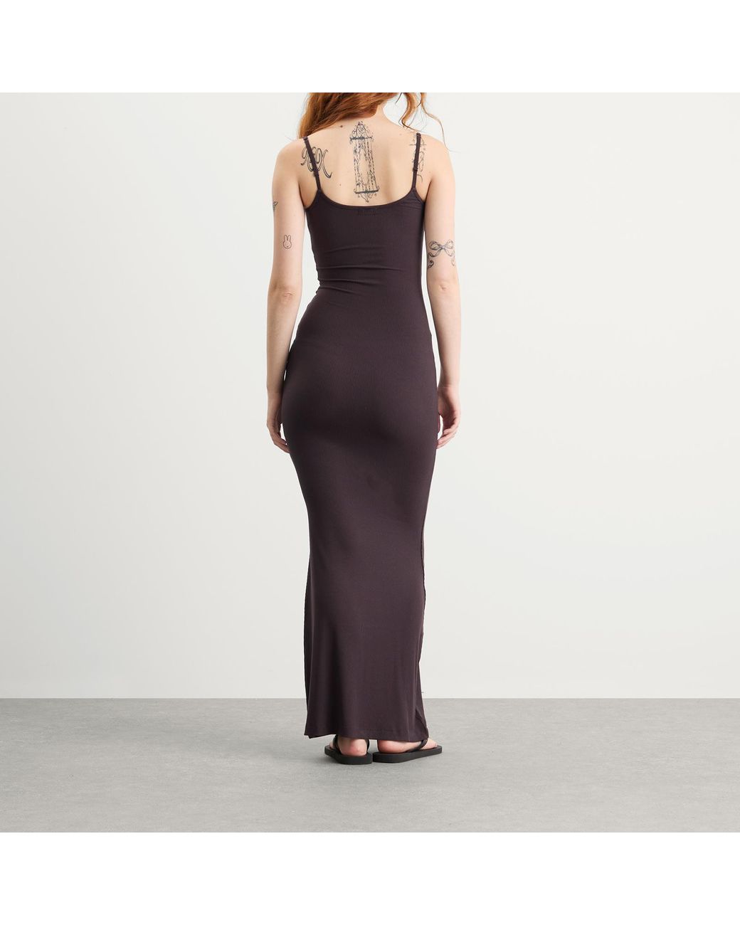 Skims Purple Soft Lounge Slip Dress