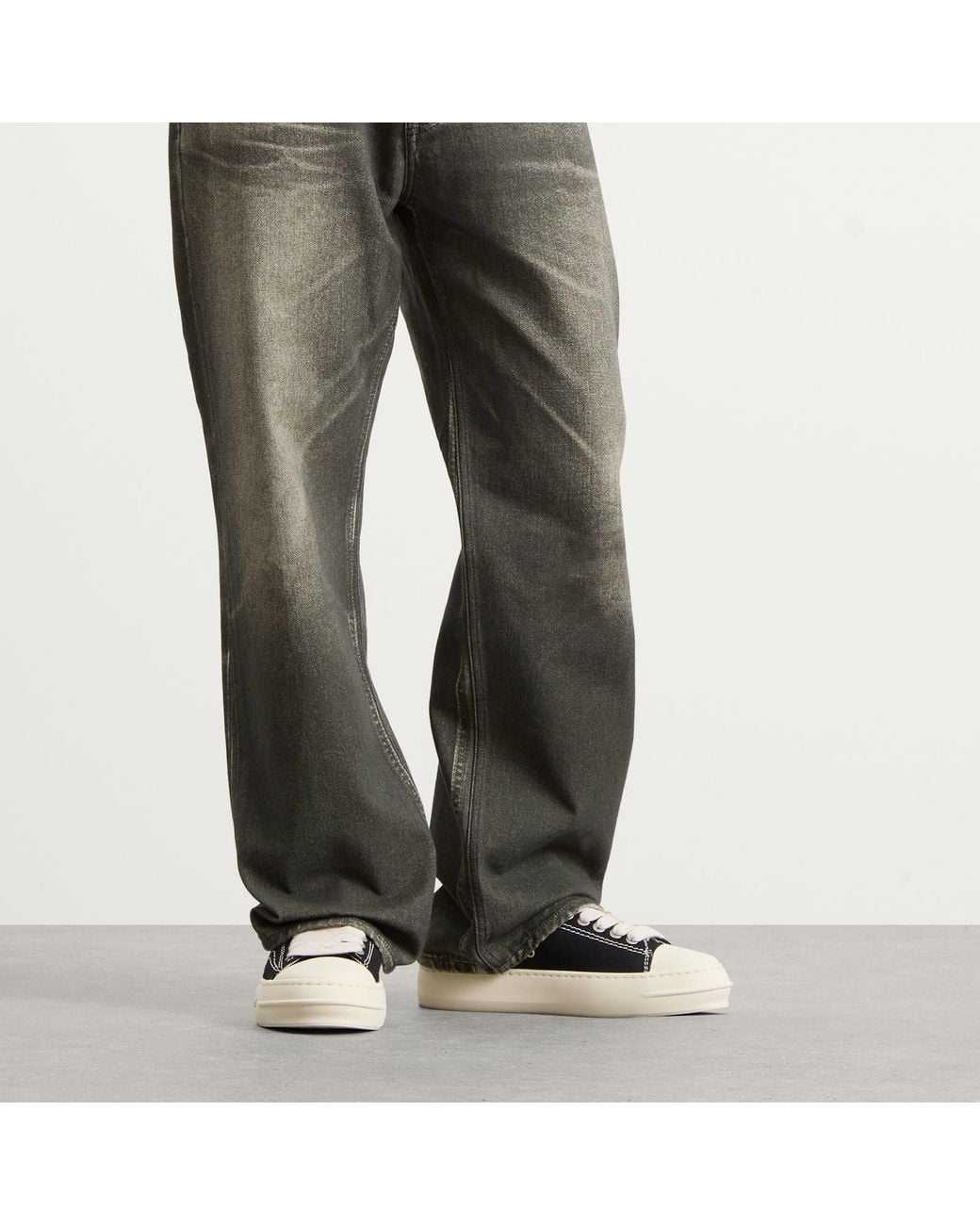 Represent Black Rep-Cap Sneaker for men