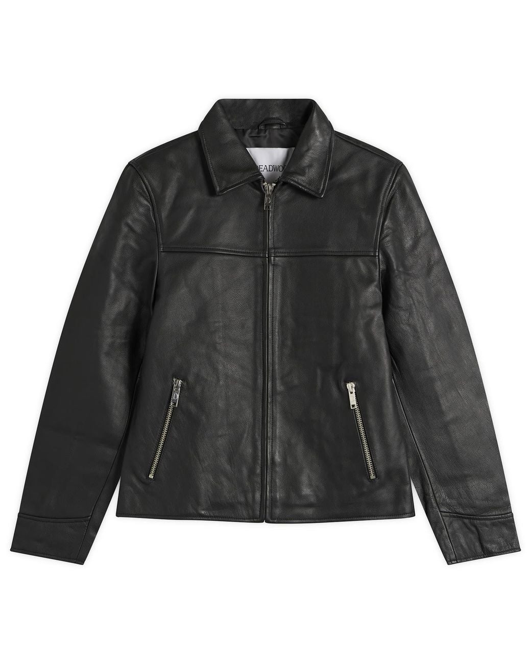 Deadwood Black Bruno Upcycled Leather Jacket