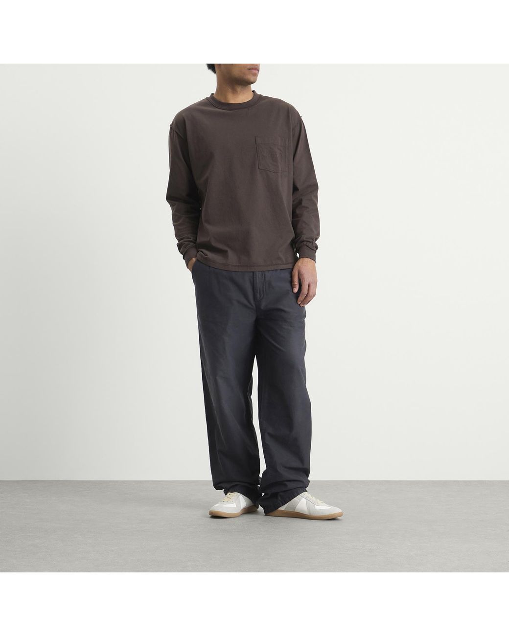 Maison Margiela Gray Cotton Workwear Pant for men
