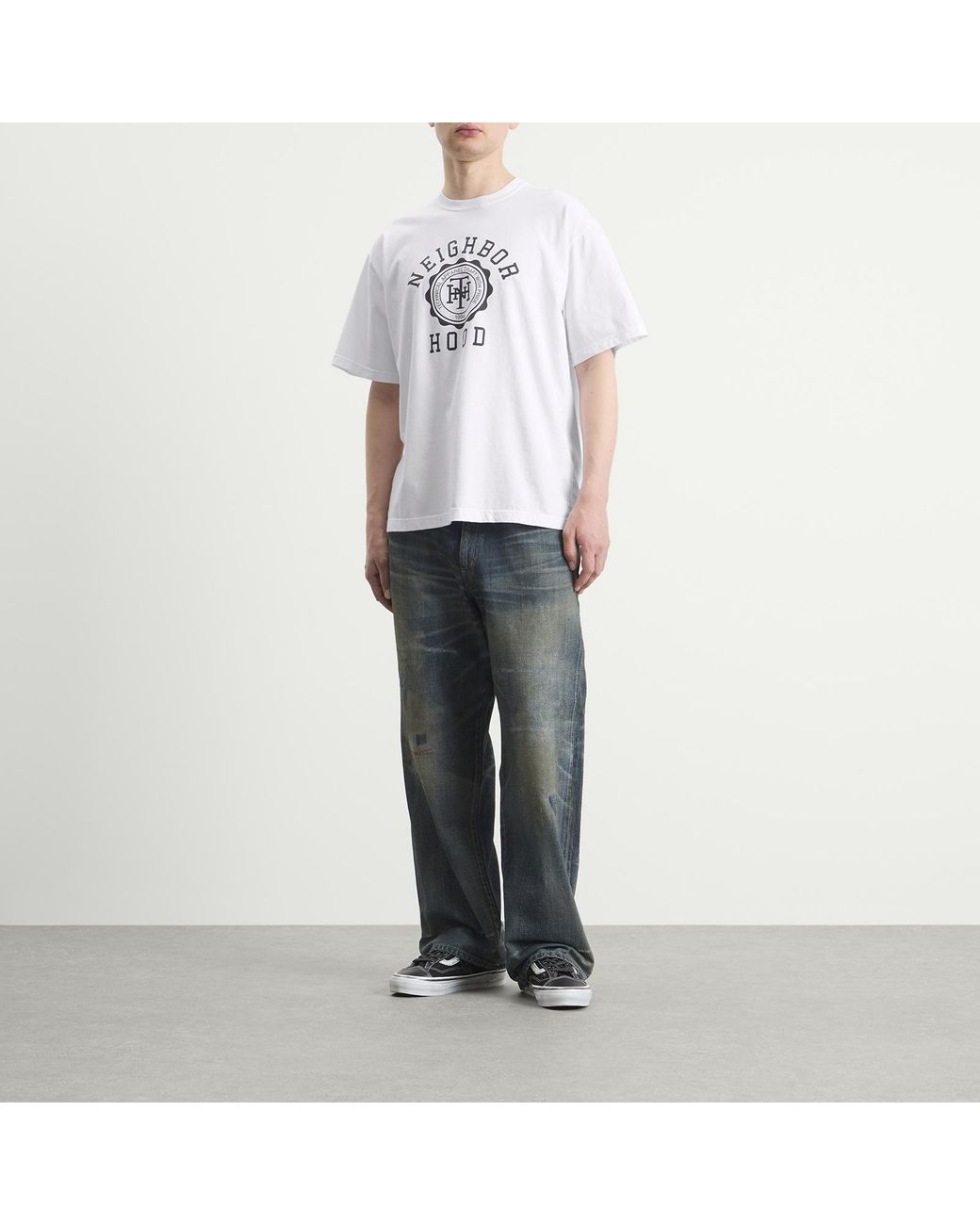 Neighborhood White Ss-4 T-Shirt for men
