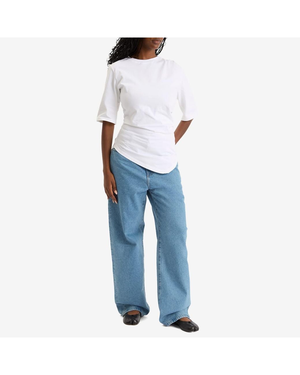 Rohe Blue Baggy Fit Denim Jeans