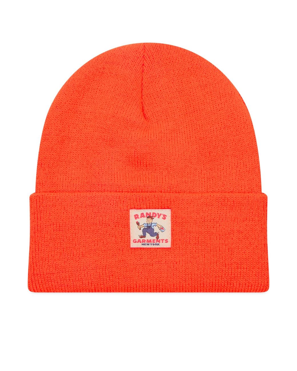 Randy's Garments Orange 3M Thinsulate Cuff Beanie for men