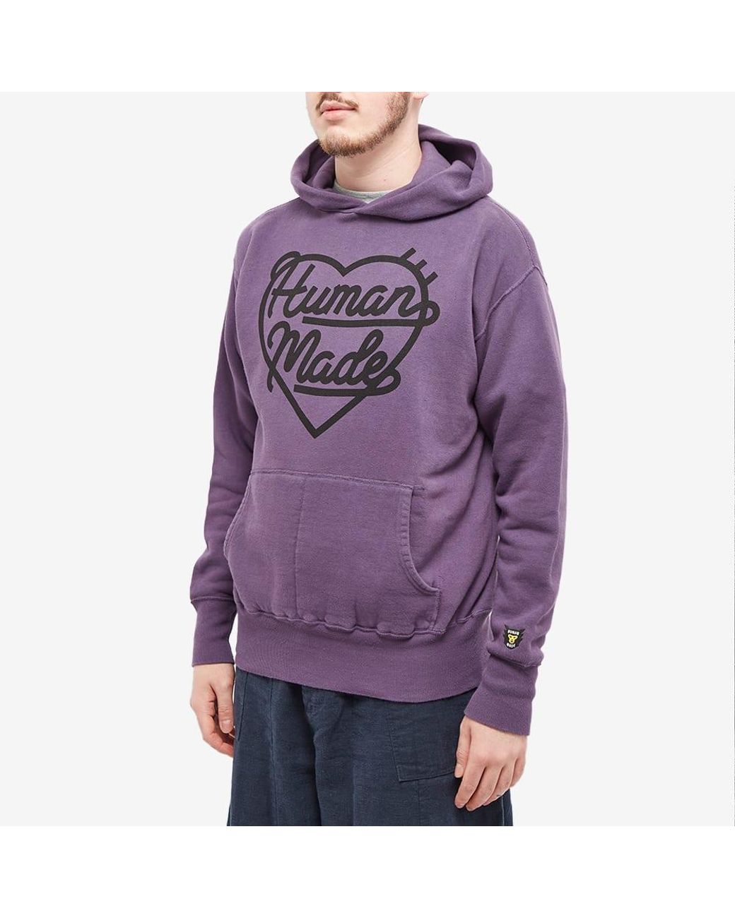 HUMAN MADE HEART ZIP-UP SWEAT HOODIE