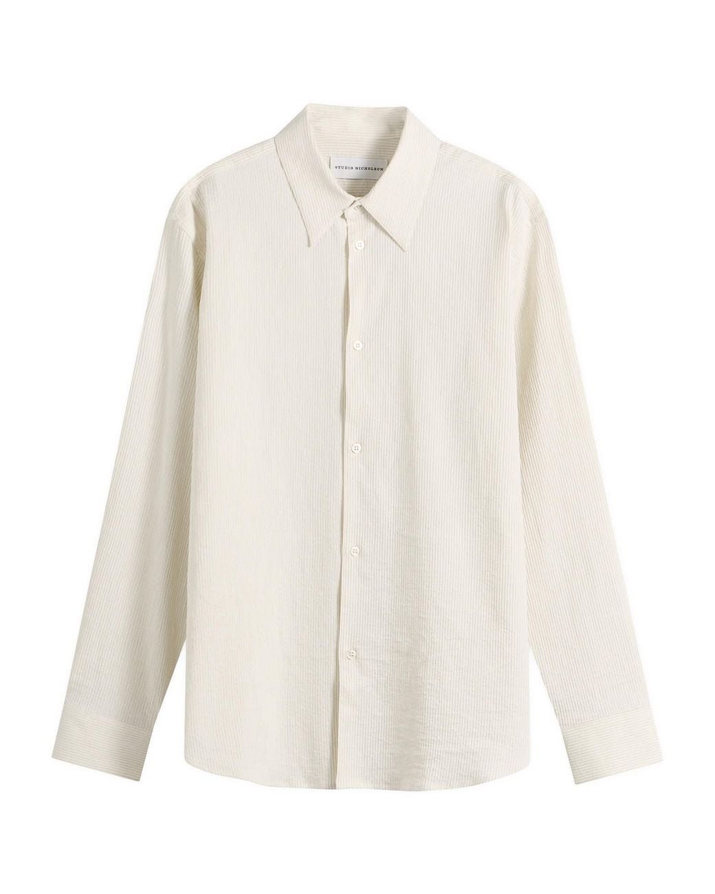 Studio Nicholson White View Regular Fit Shirt for men