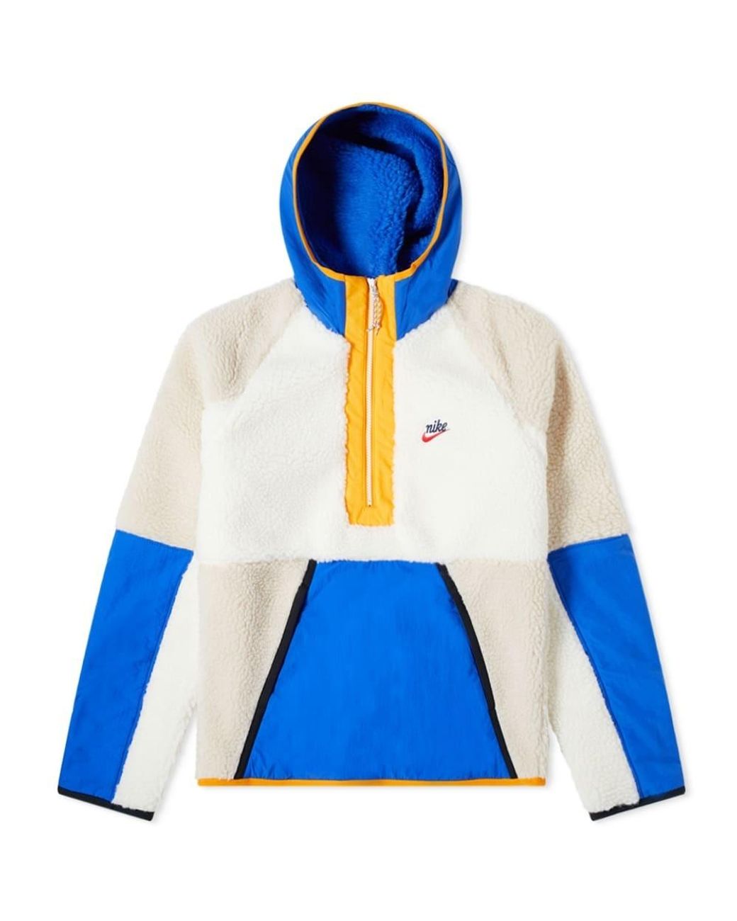 Nike Heritage Essentials Half Zip Sherpa Jacket in Blue for Men | Lyst  Canada