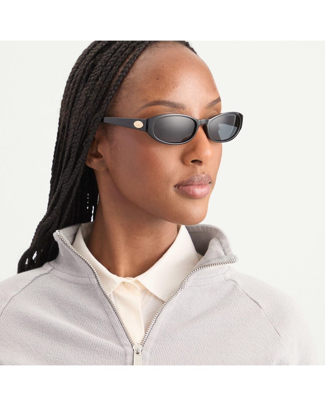 Le Specs Gray Popalicious Sunglasses