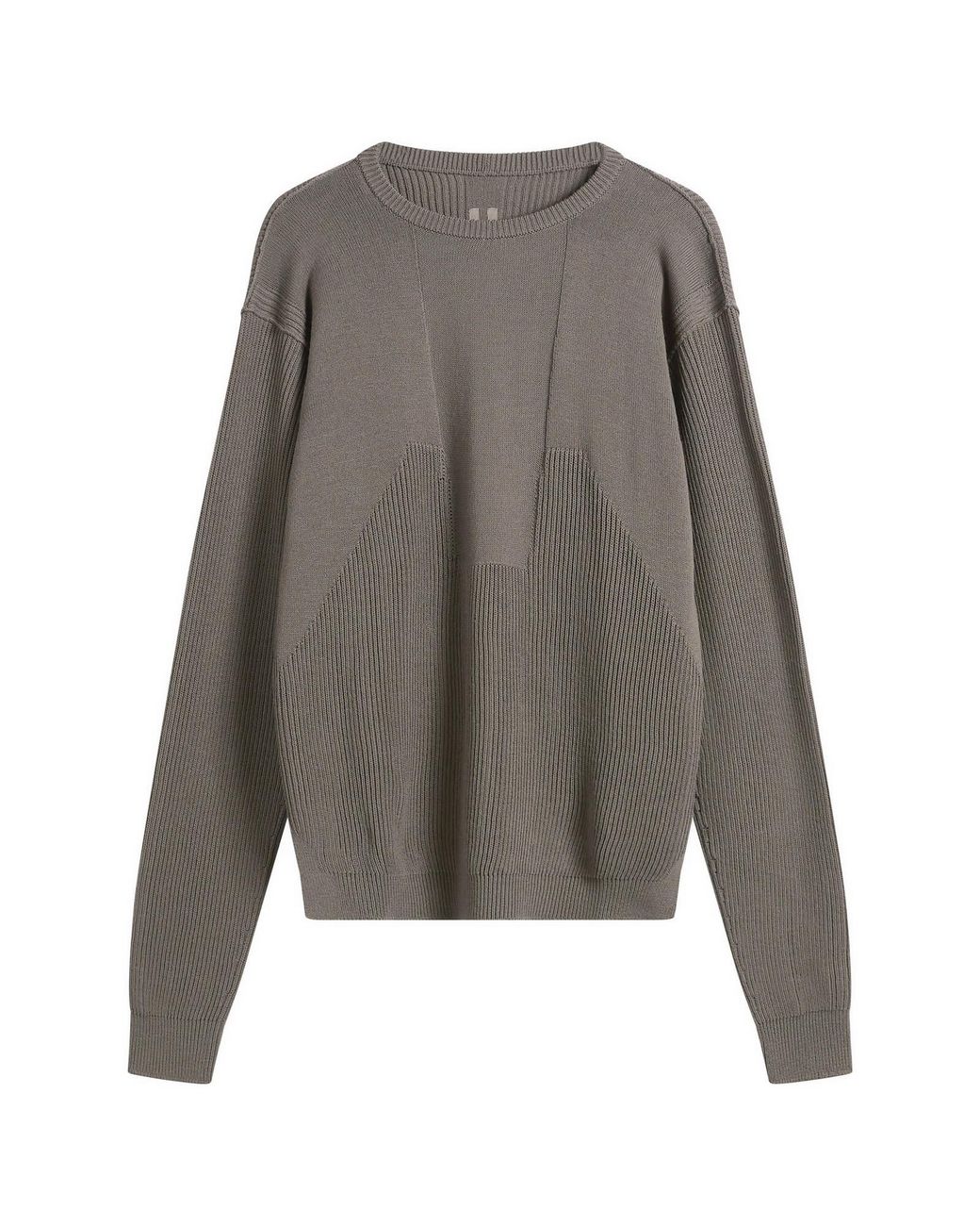 Rick Owens Gray Round Neck Jumper for men