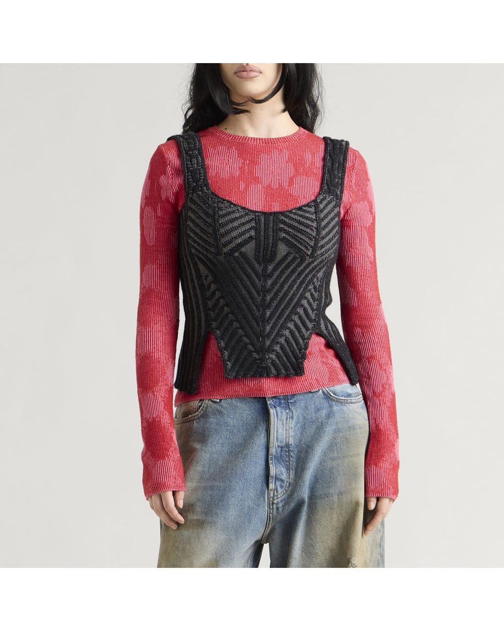 PAOLINA RUSSO Black Warrior Corset