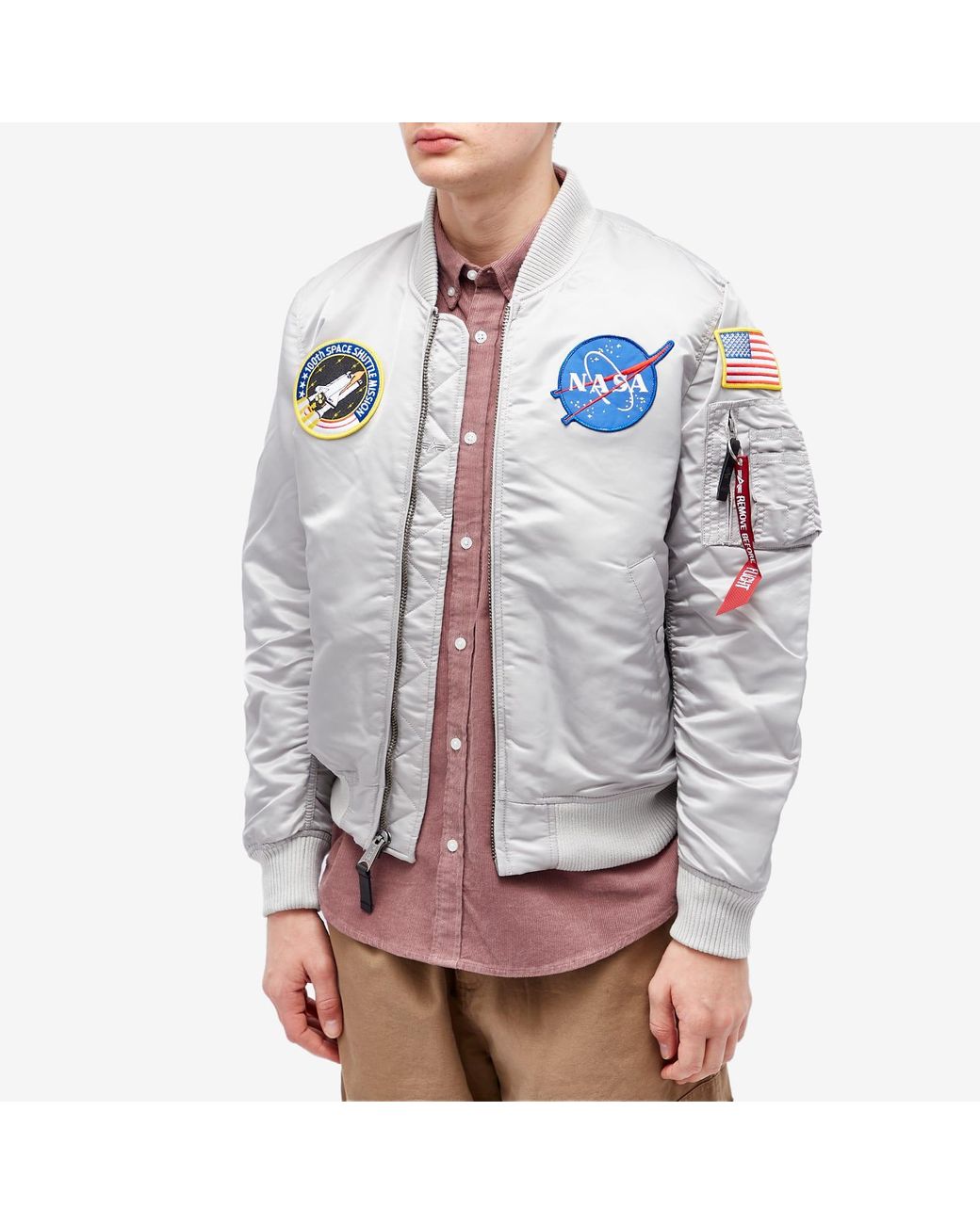 Nasa bomber jacket alpha industries hot sale