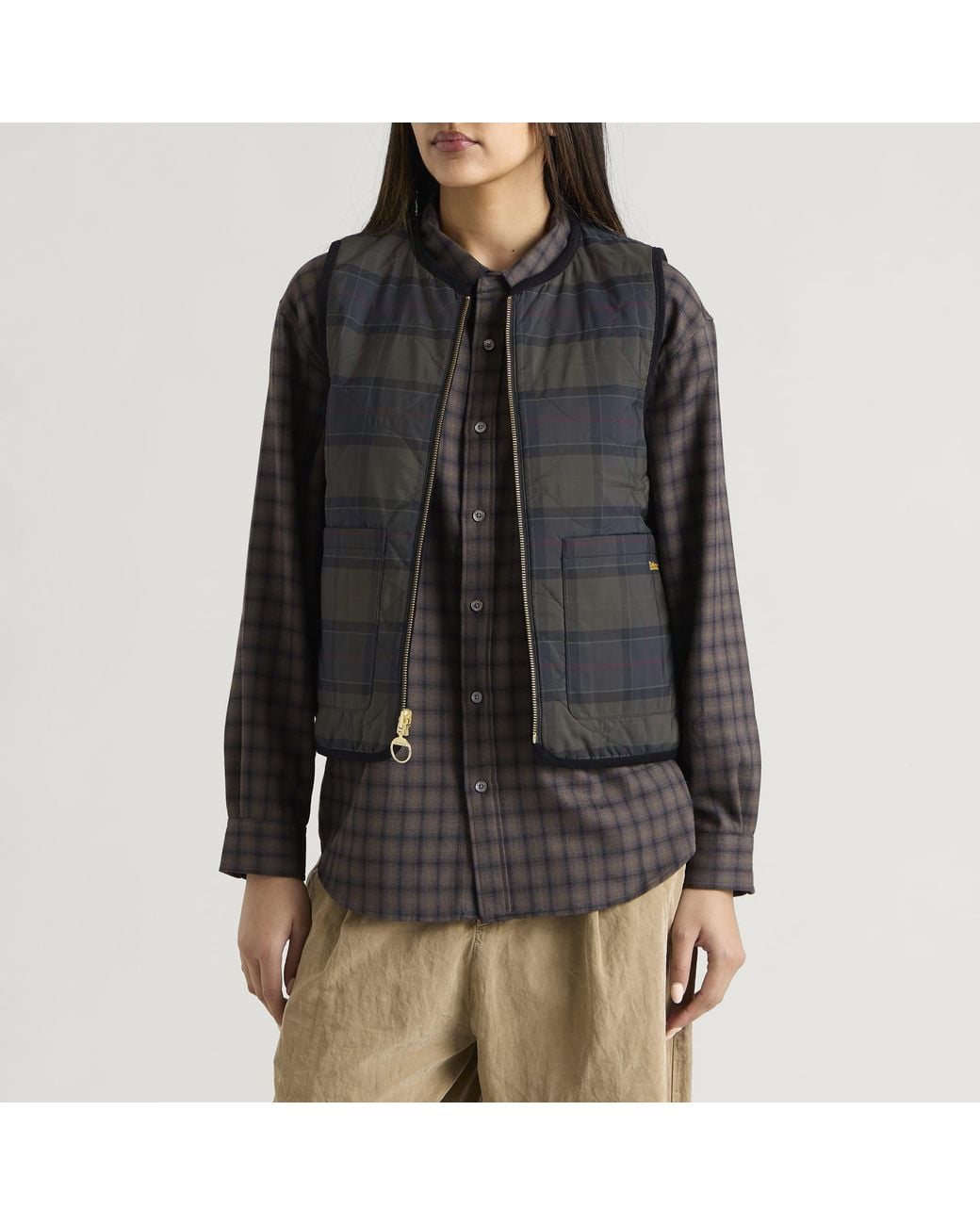 Barbour Black Nunwell Reversible Quilted Liner Jacket
