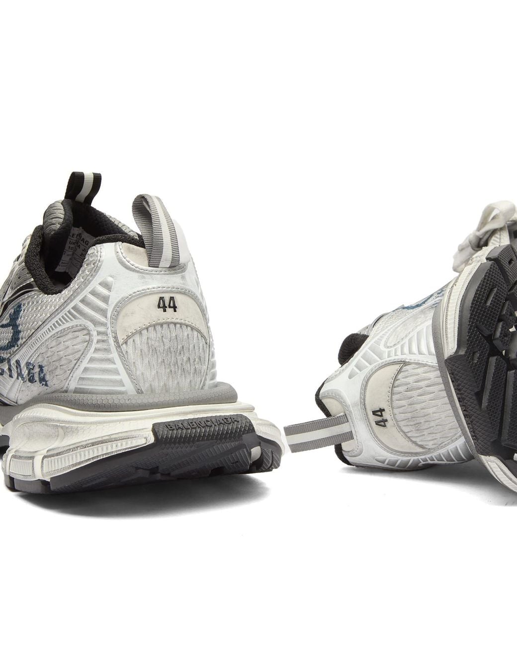 Balenciaga White 3Xl Split Logo Sneaker for men