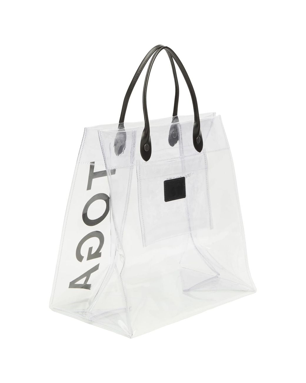 Toga Logo Tote Bag Pvc in White | Lyst