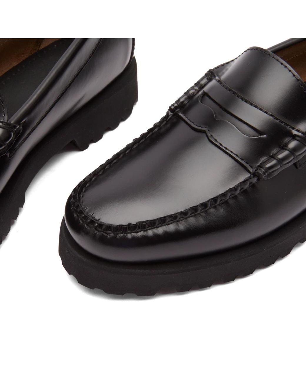 G.H.BASS Black 90S Penny Chunky Loafer