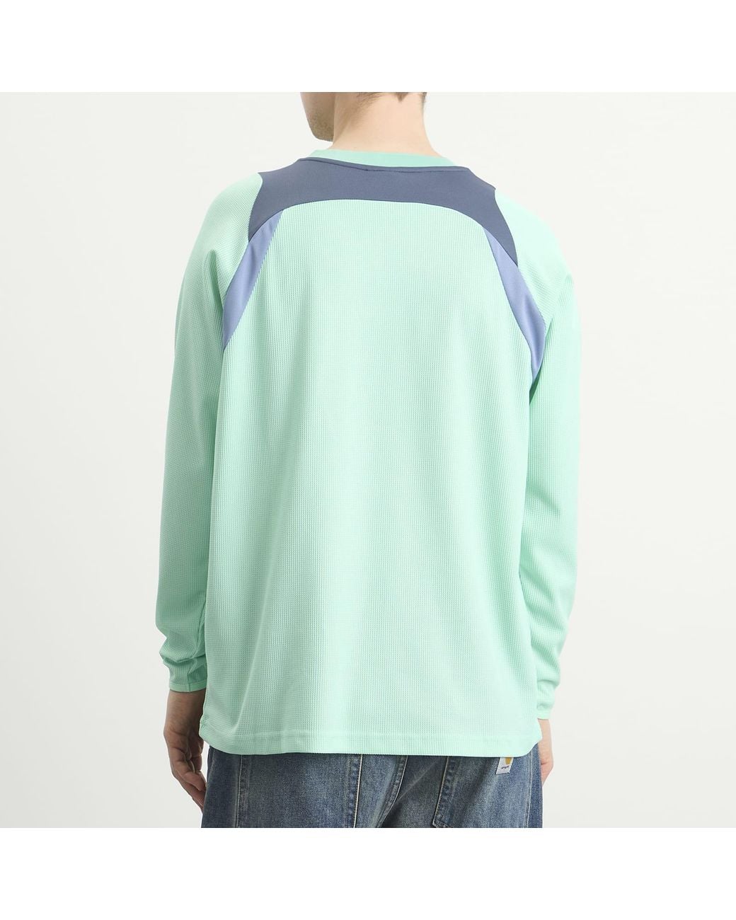 Umbro Green Panelled Long Sleeve Jersey for men