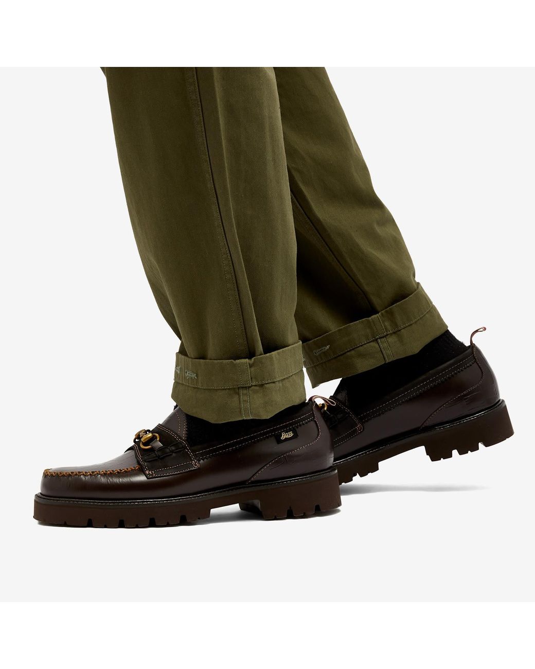 G.H. Bass & Co. X Nicholas Daley Superlug Lincoln Loafer in G.H. Bass & Co. X Nicholas Daley Superlug Lincoln Loafer in