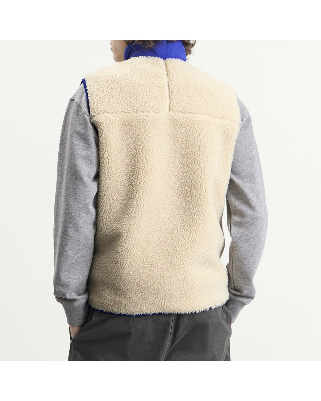 Patagonia Blue Classic Retro-X Vest Jacket for men