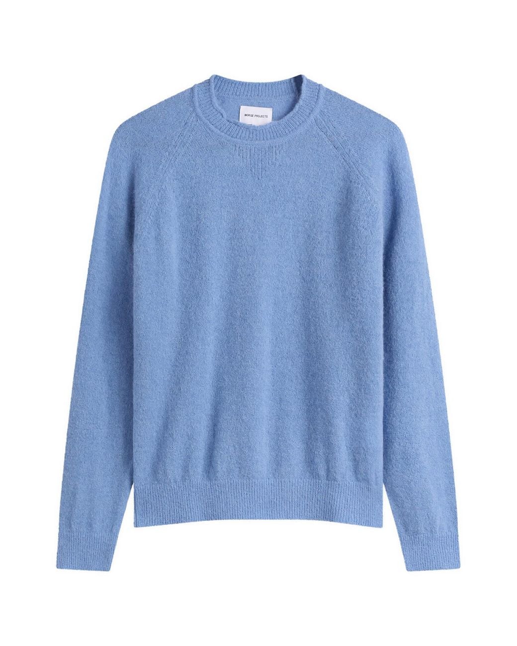 Norse Projects Skogafoss Baby Alpaca Jumper in Blue for Men | Lyst