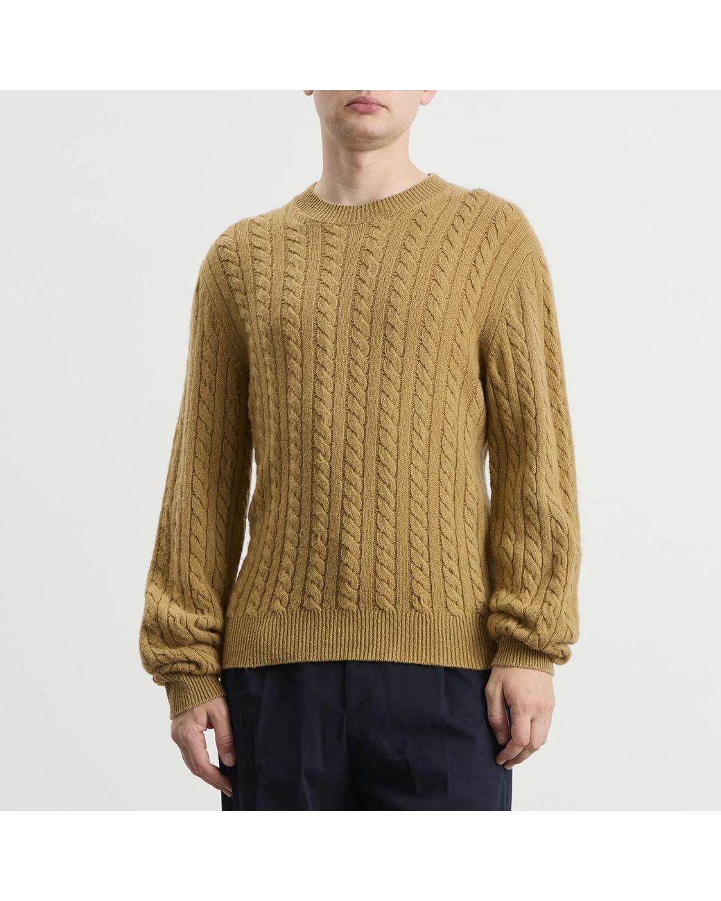 A.P.C. Green Stendhal Pullover for men
