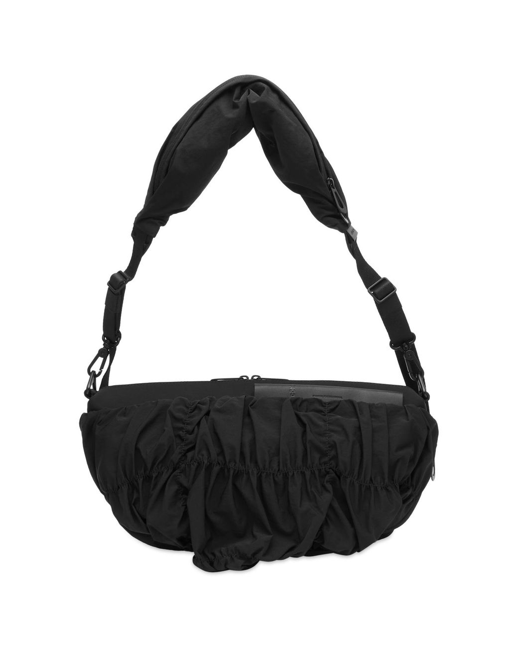 Côte&Ciel Orne Otra Gathered Cross Body Bag in Black | Lyst Canada
