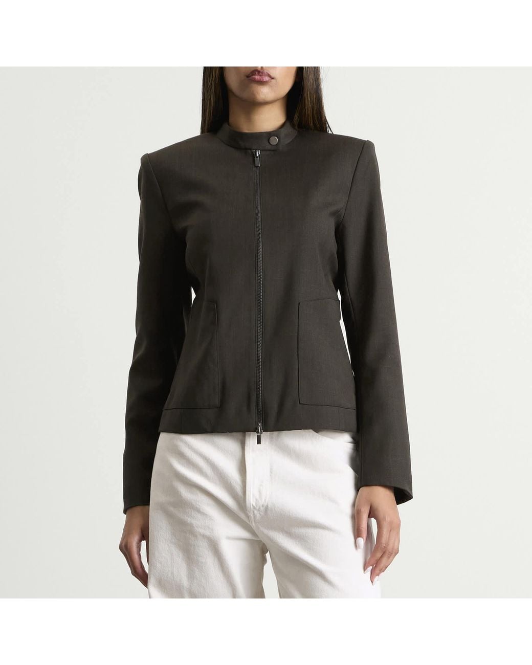 St. Agni Black Moto Jacket