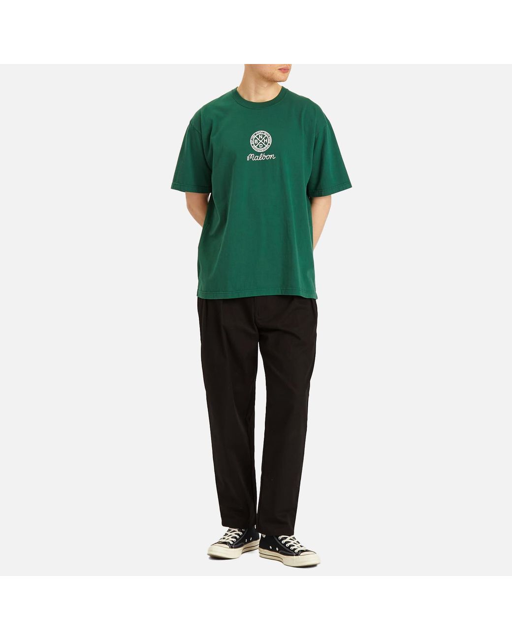 Neighborhood X Malbon Golf Ss-2 T-Shirt in Green for Men