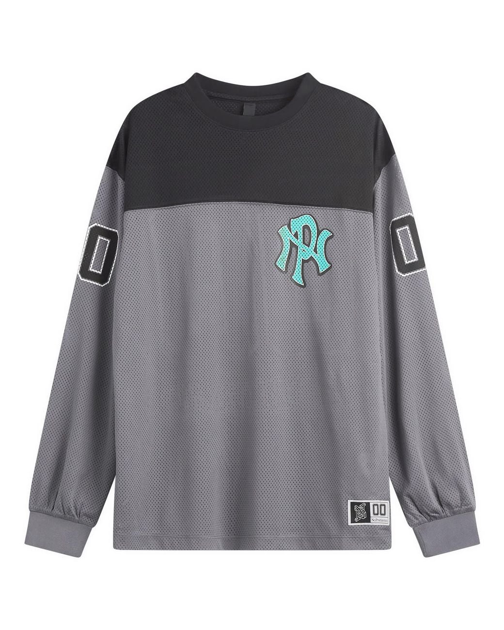 No Problemo Gray Nyp Long Sleeve Sports Jersey for men