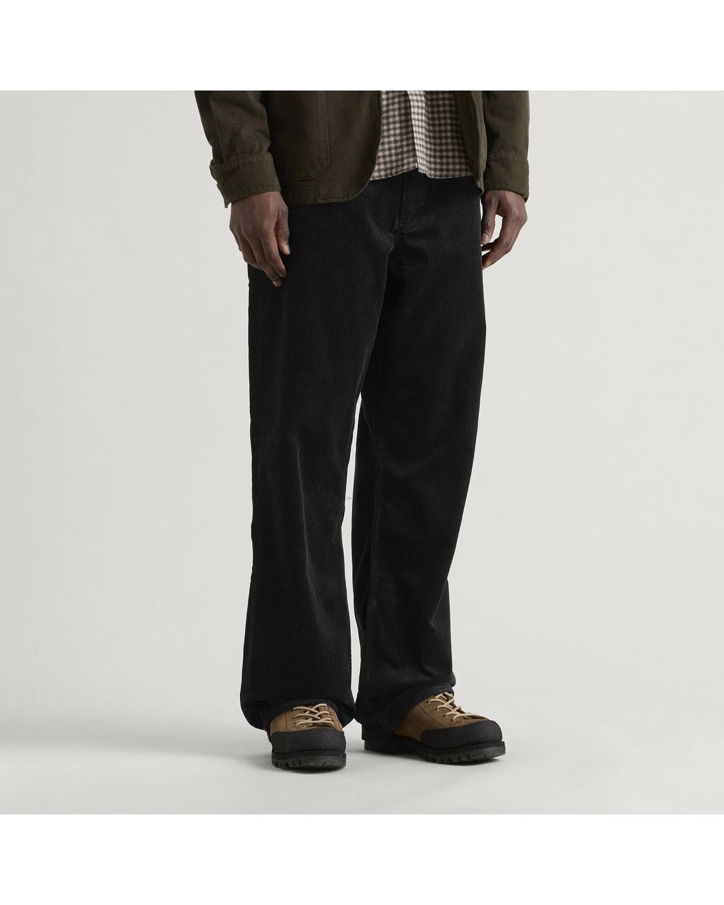 Norse Projects Blue Korshavn Relaxed 5 Pocket Corduroy Trousers for men