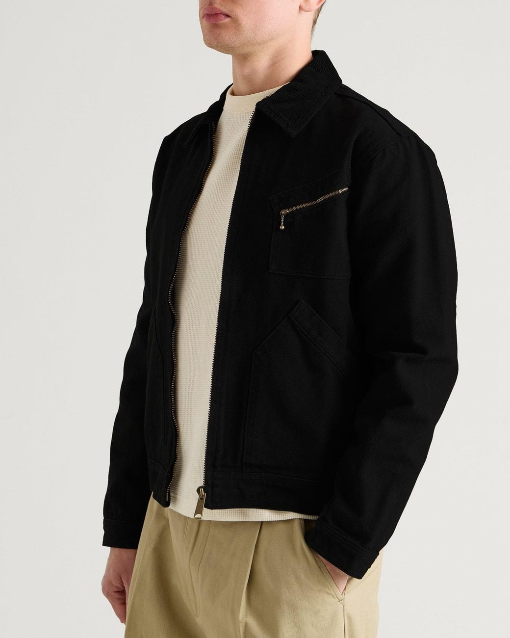 Larriet Black Ranch Work Jacket for men