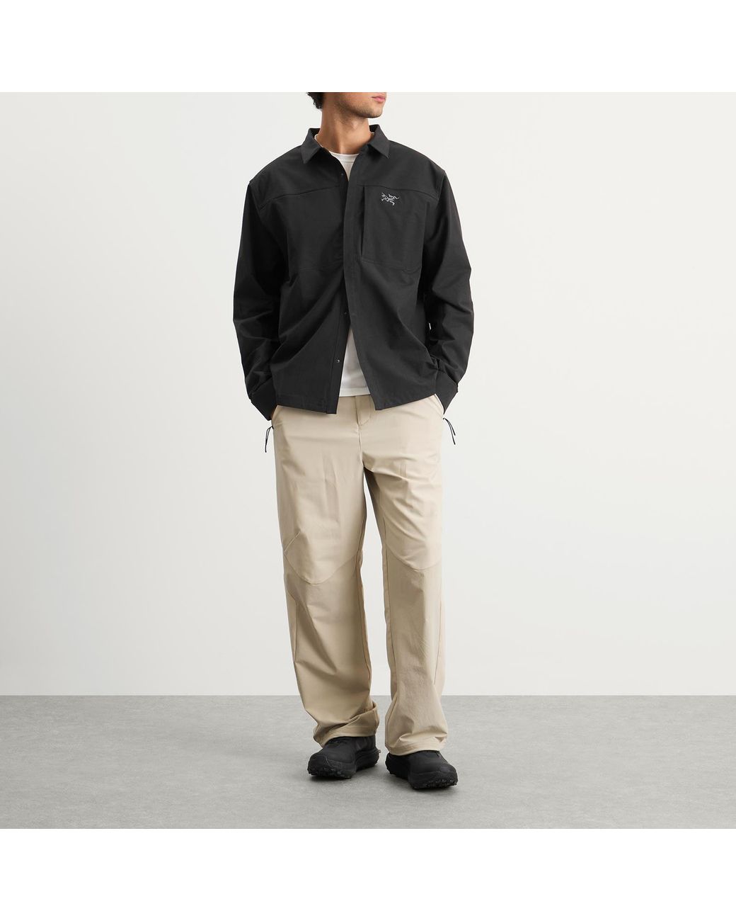 Arc'teryx Black Cronin Cotton Overshirt for men