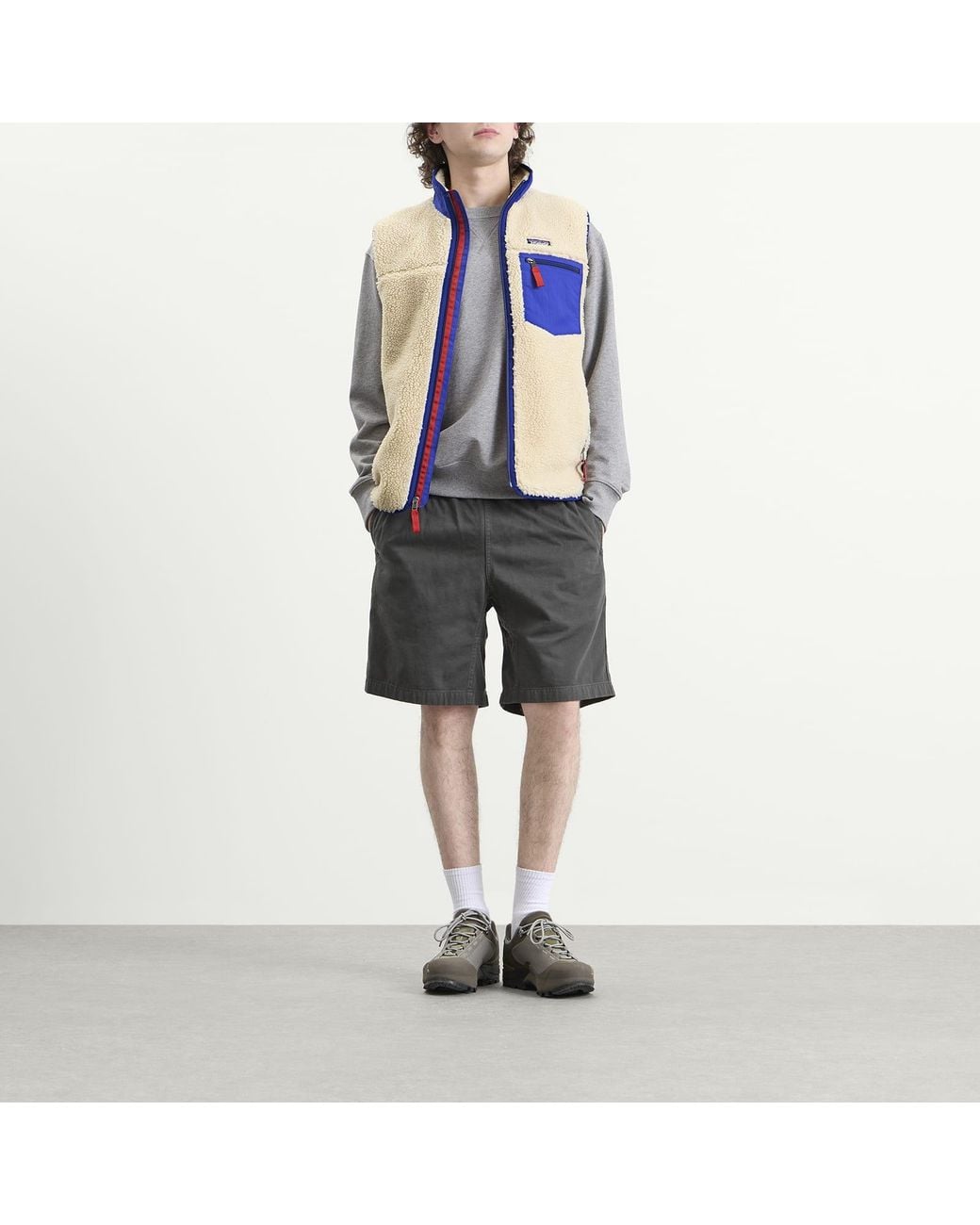 Patagonia Blue Classic Retro-X Vest Jacket for men