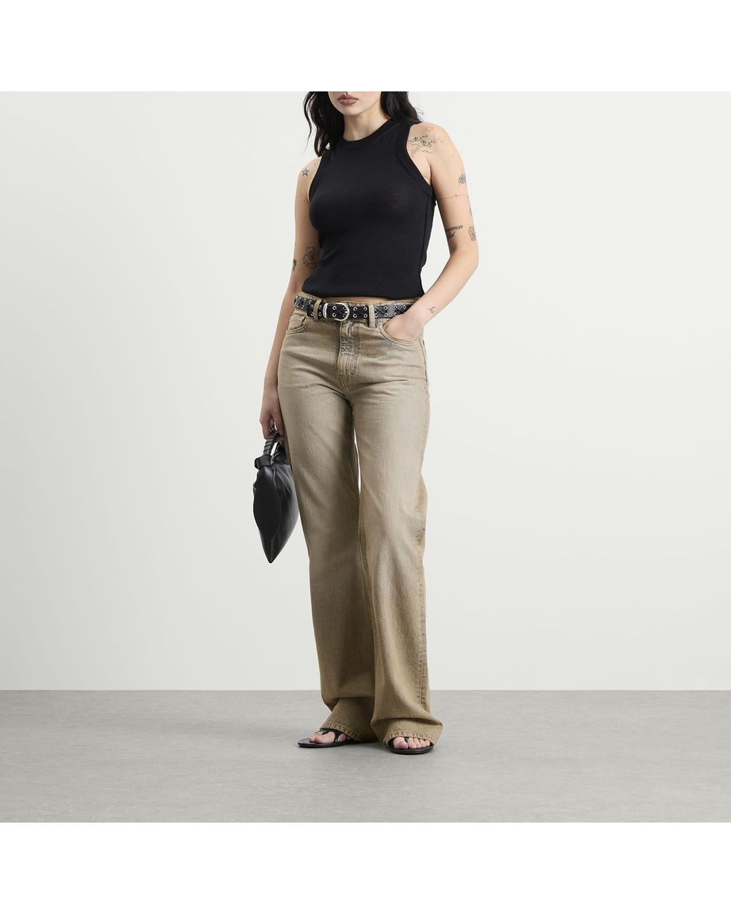 Our Legacy Gray Boot Cut Jeans