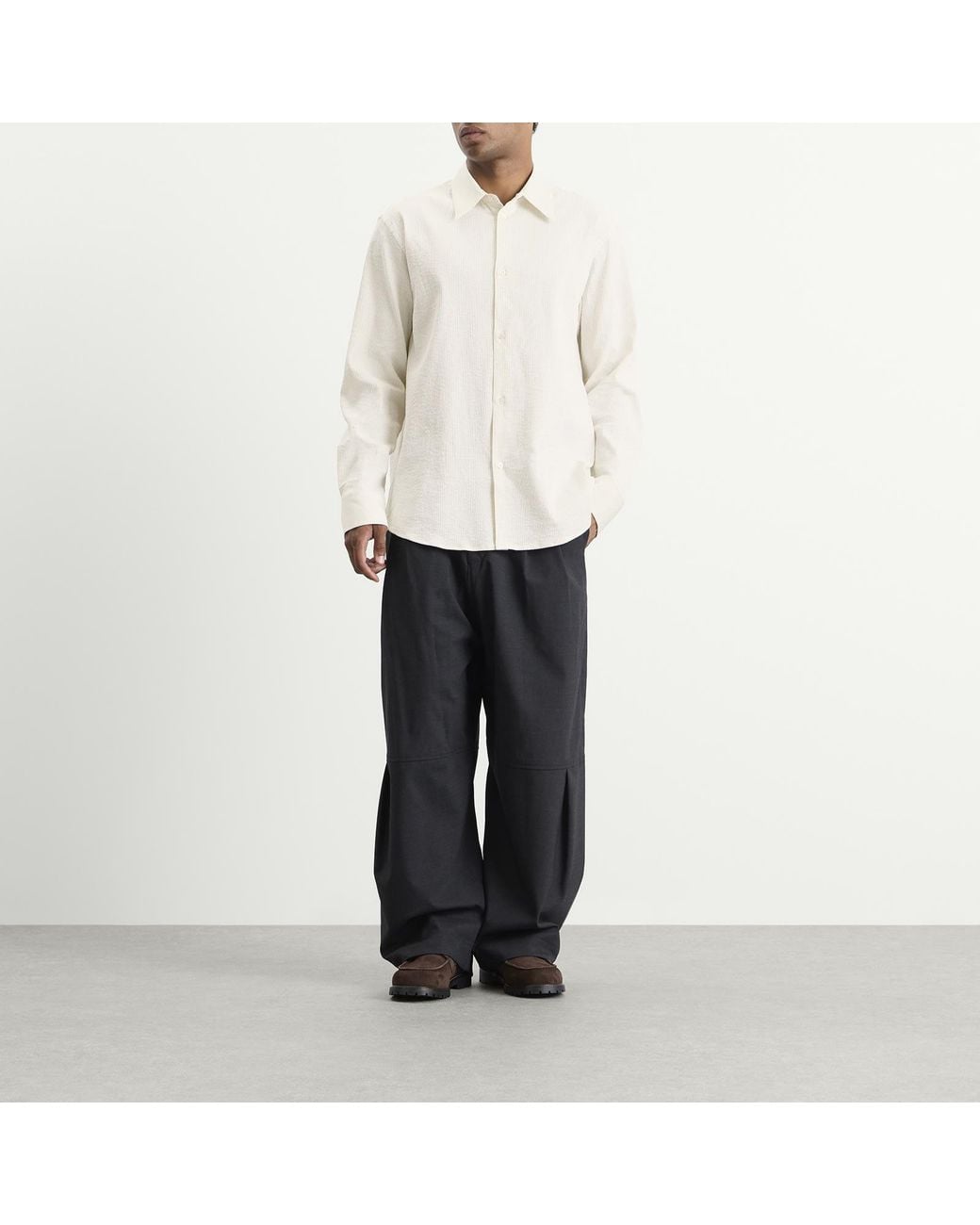 Studio Nicholson White View Regular Fit Shirt for men