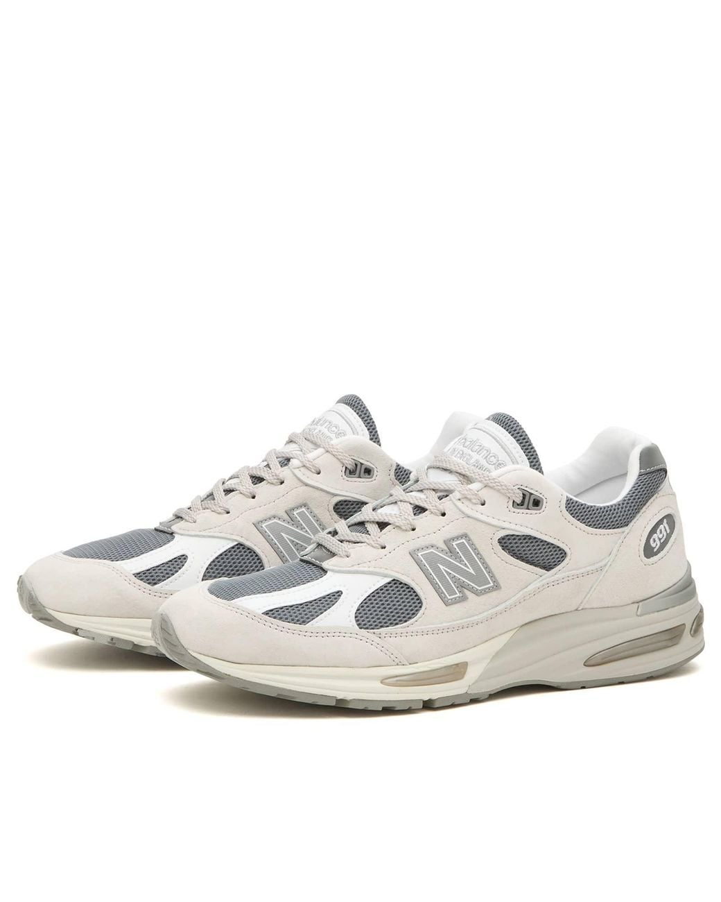 New Balance White U991Lg2