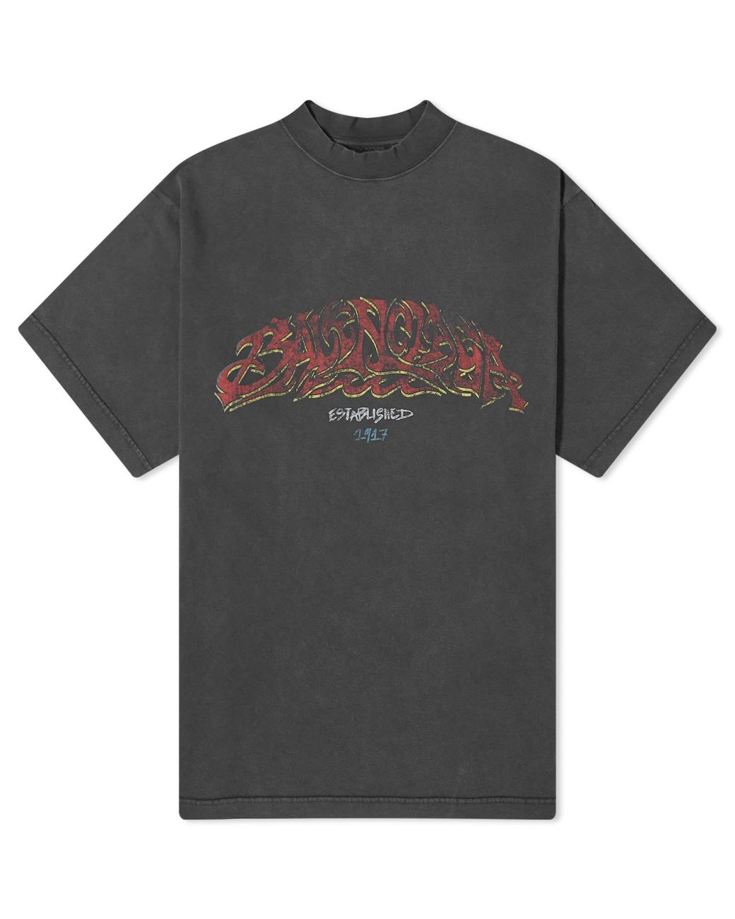 BALENCIAGA バレンシアガ　Offshore Tシャツ BALENCIAGA バレンシアガ OFFSHORE ロゴプリントオーバーサイズT
