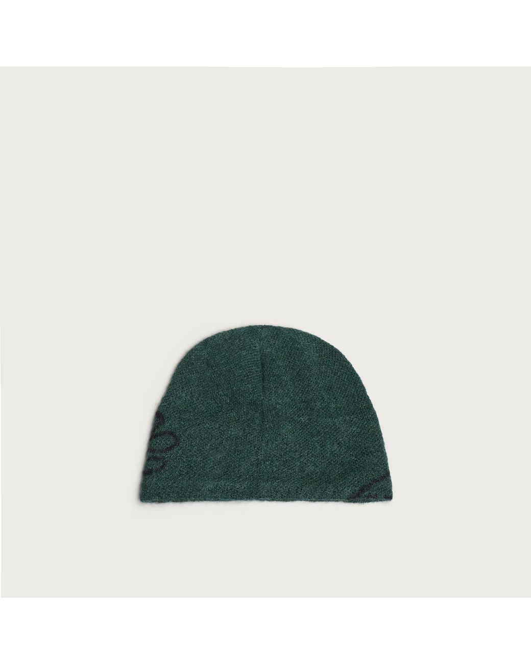 Hiking Patrol Green Mascot Mohair Mixed Beanie for men