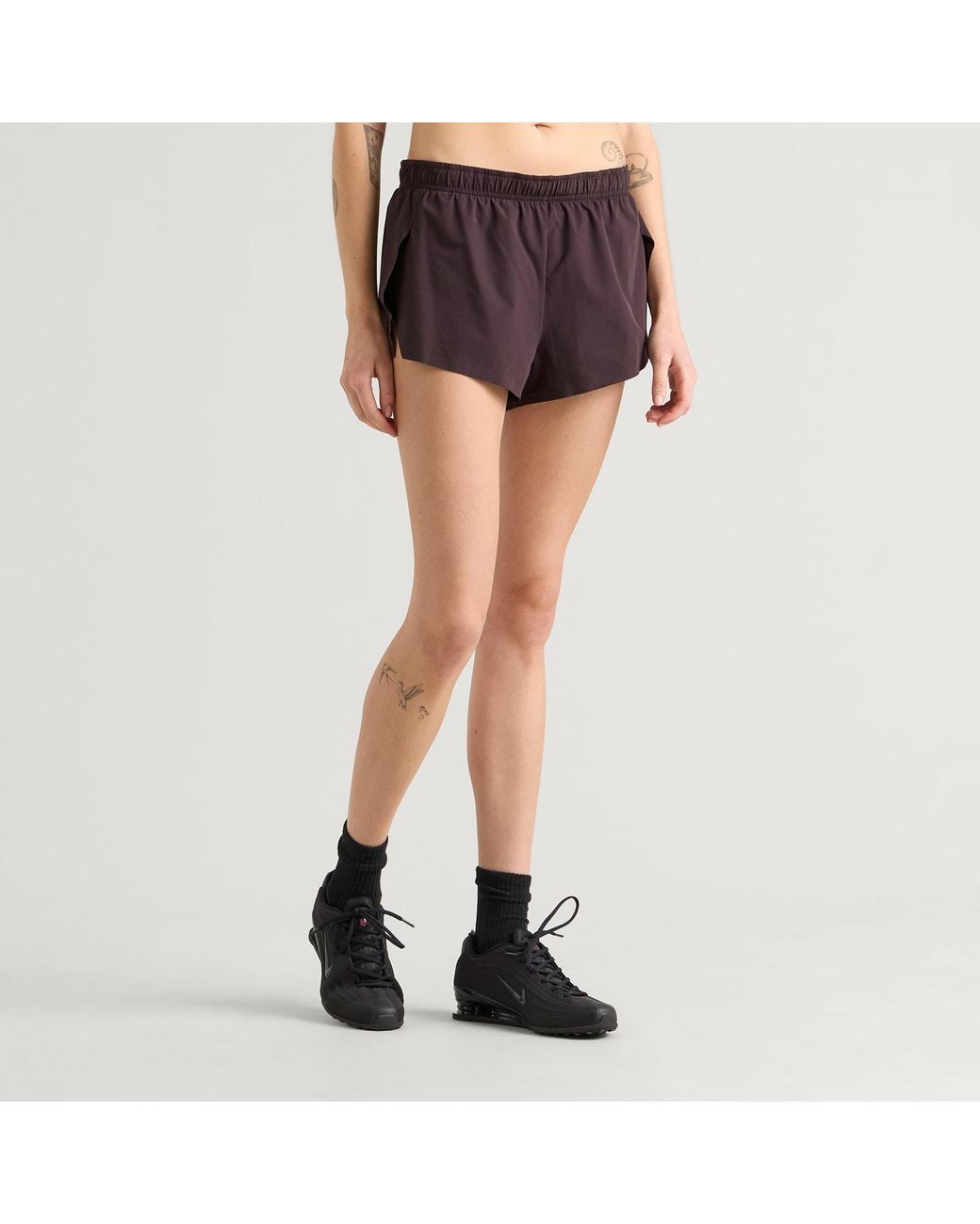 Nike Purple Skims Stretch Nylon Runner Shorts