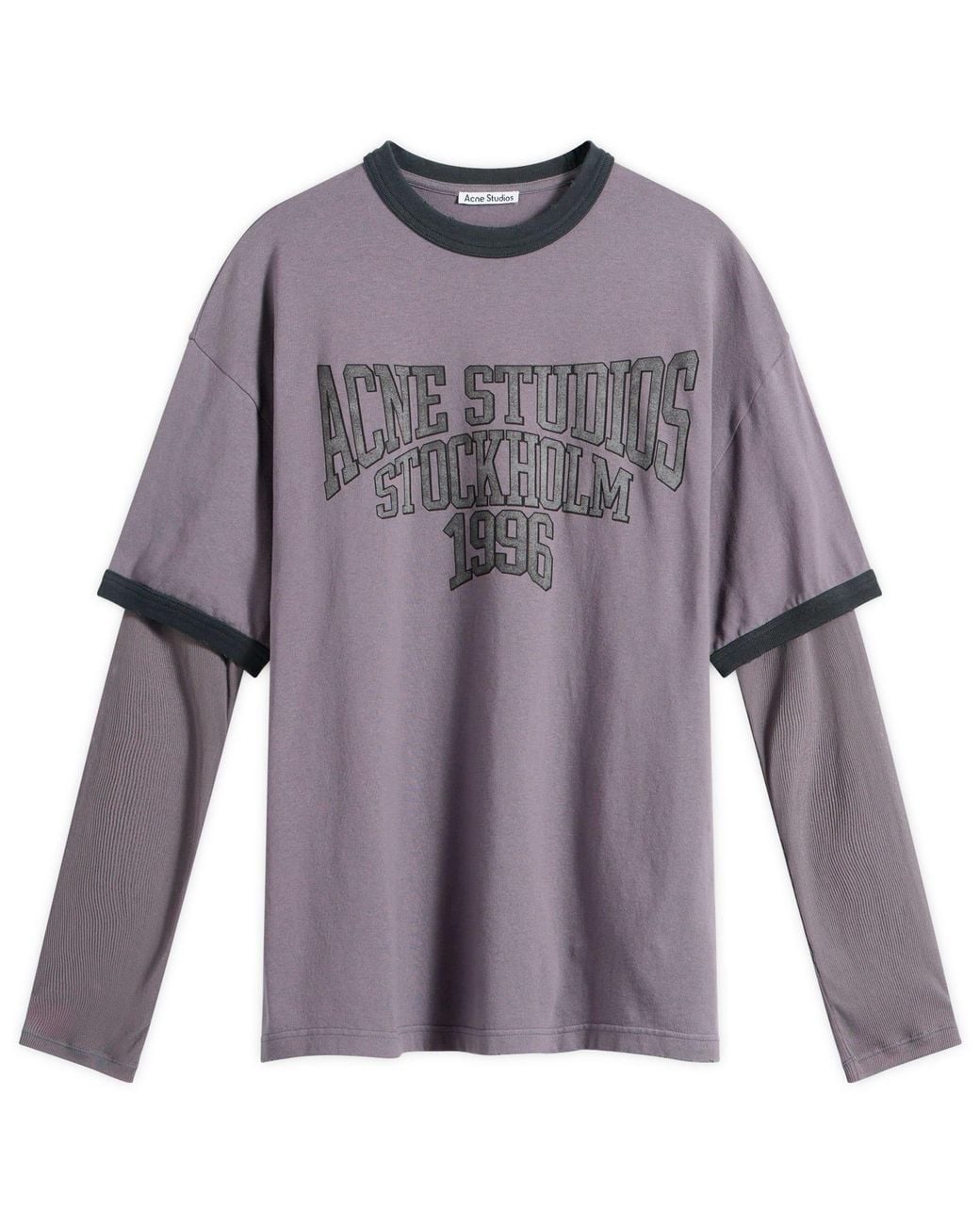 Acne Purple Edra Double College Top