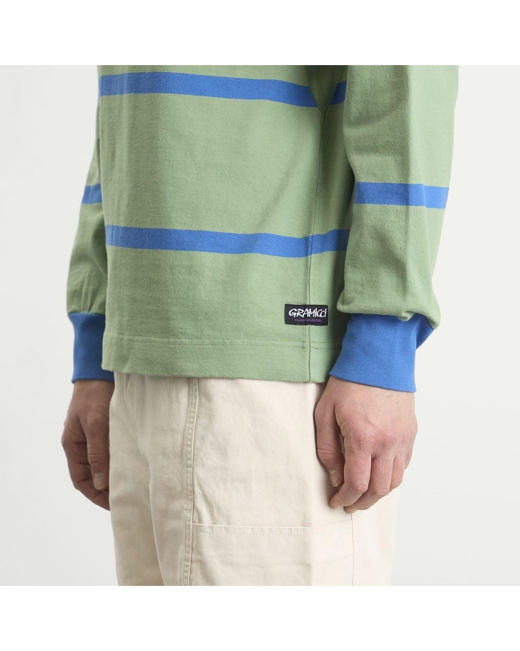 Gramicci Green Langdon Rugby Shirt for men