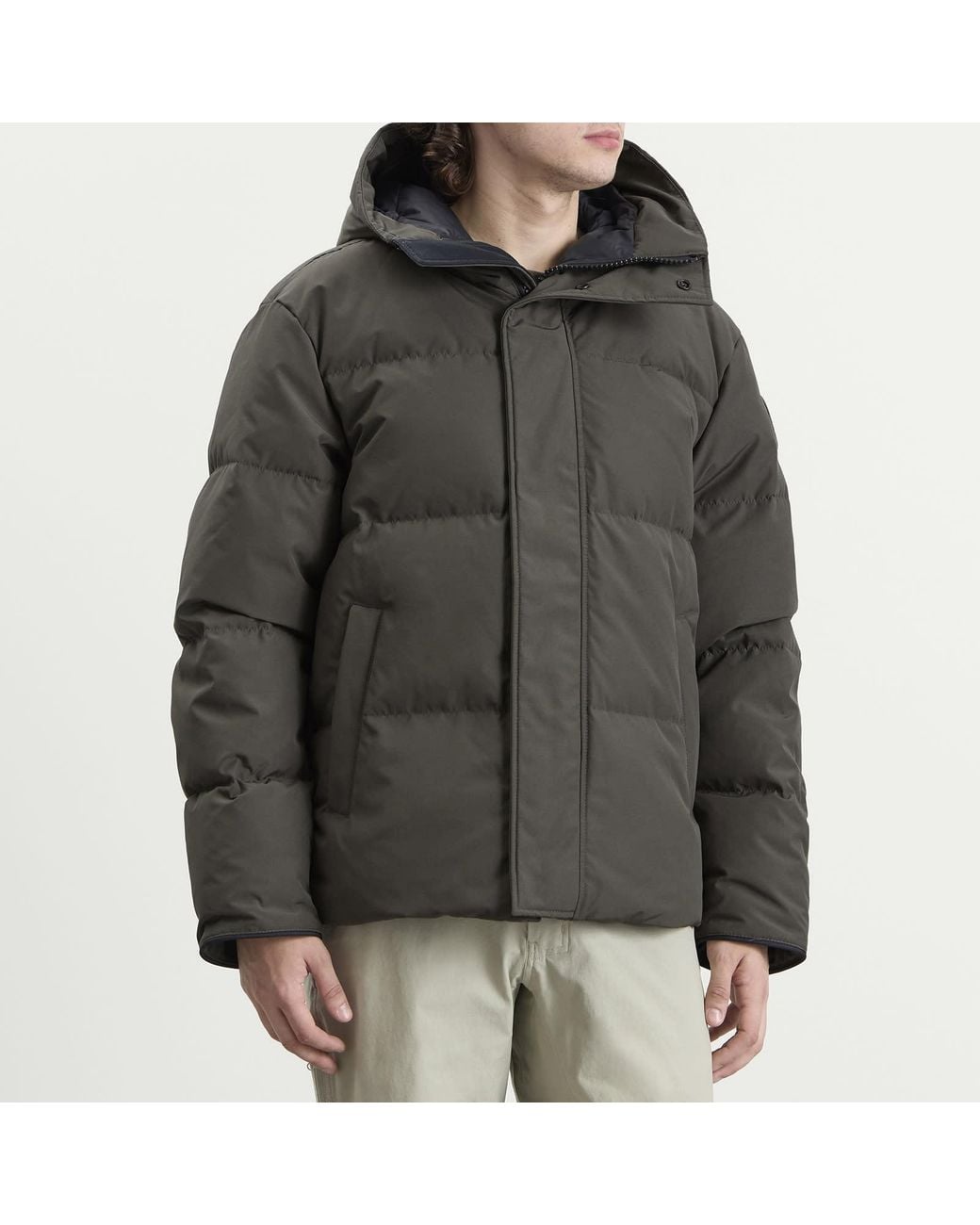 Canada Goose Gray Seymour Parka Tonal Disc Jacket for men