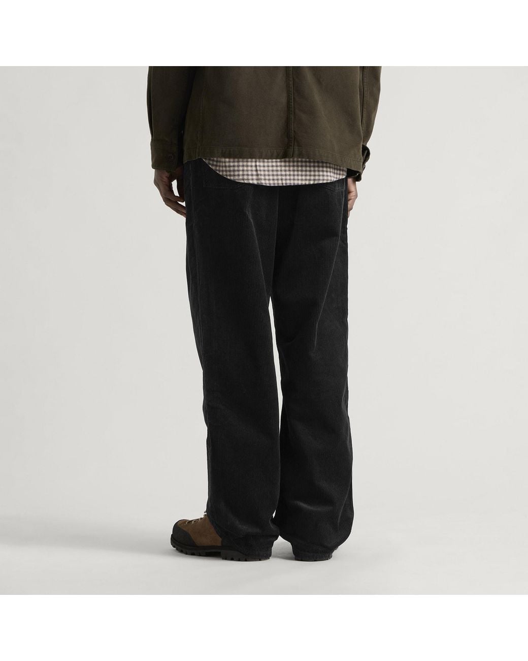 Norse Projects Blue Korshavn Relaxed 5 Pocket Corduroy Trousers for men