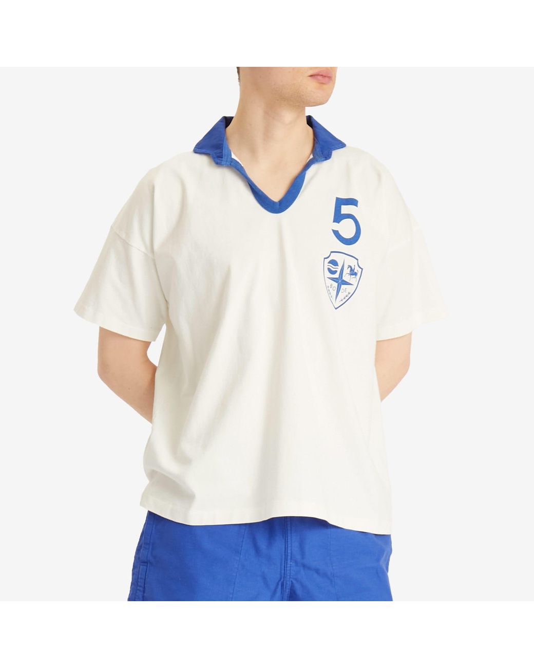 Bode Recreation Polo in Blue for Men | Lyst