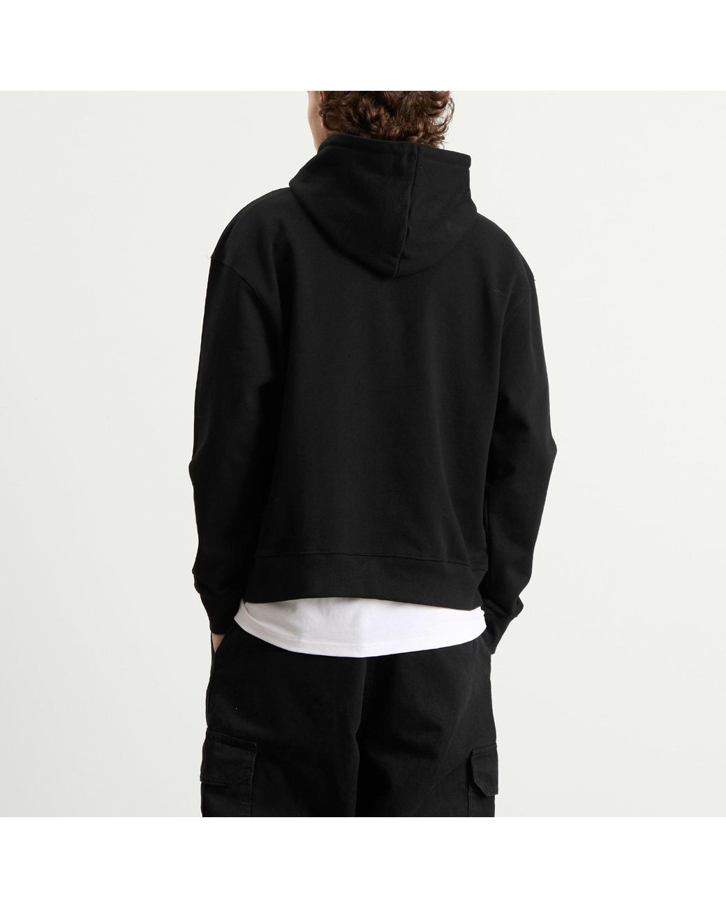 Postalco Black Spider Print Hoodie for men
